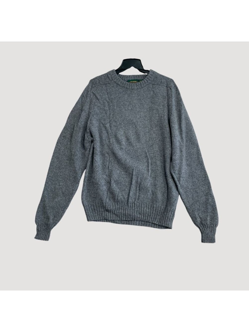 Vtg Hill & Archer Men's XL Gray Wool Blend Pullover Sweater Crew Neck P0121